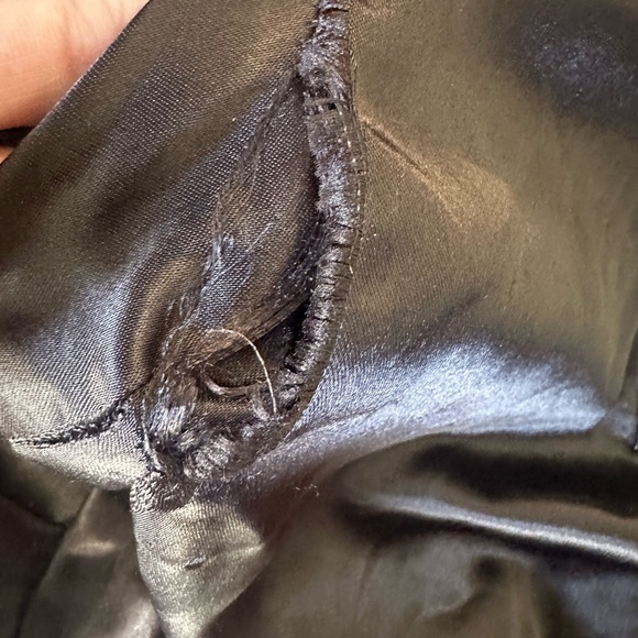 D73 Black Leather Biker Jacket Woven Leather Women’s Size M - Picture 11 of 15